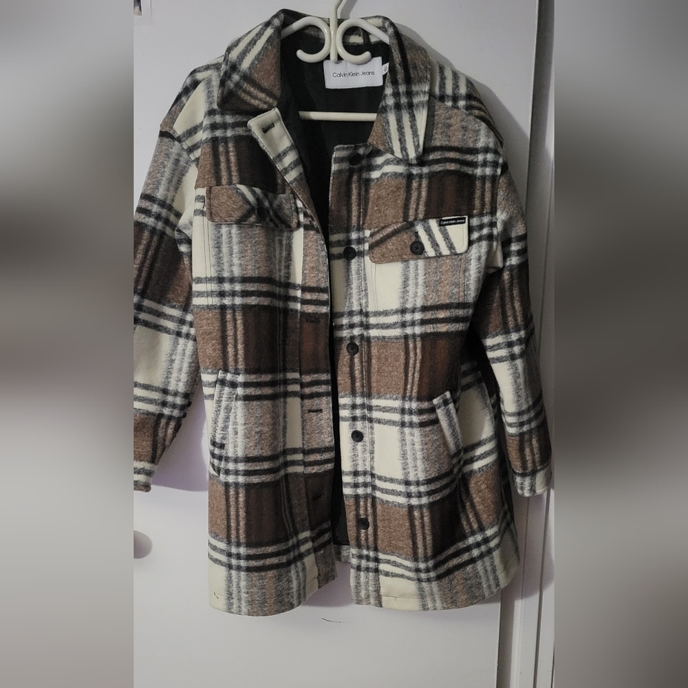 CalvinKlein Jeans Plaid Jacket